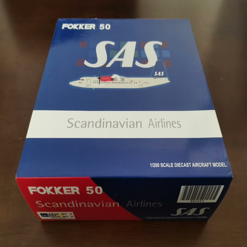 顺丰保价发货：JC Wings 1:200 ，瑞典北欧航空，福克F50，LN-RNC