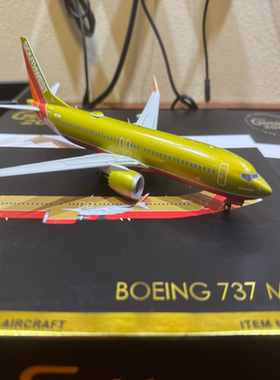 GJ 1:200 西南航空 Southwest Airlines 737max8N871HK金色彩绘