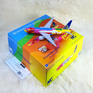 美国大陆航空 N77014 长15.93 400 200ER 72005 Models B777