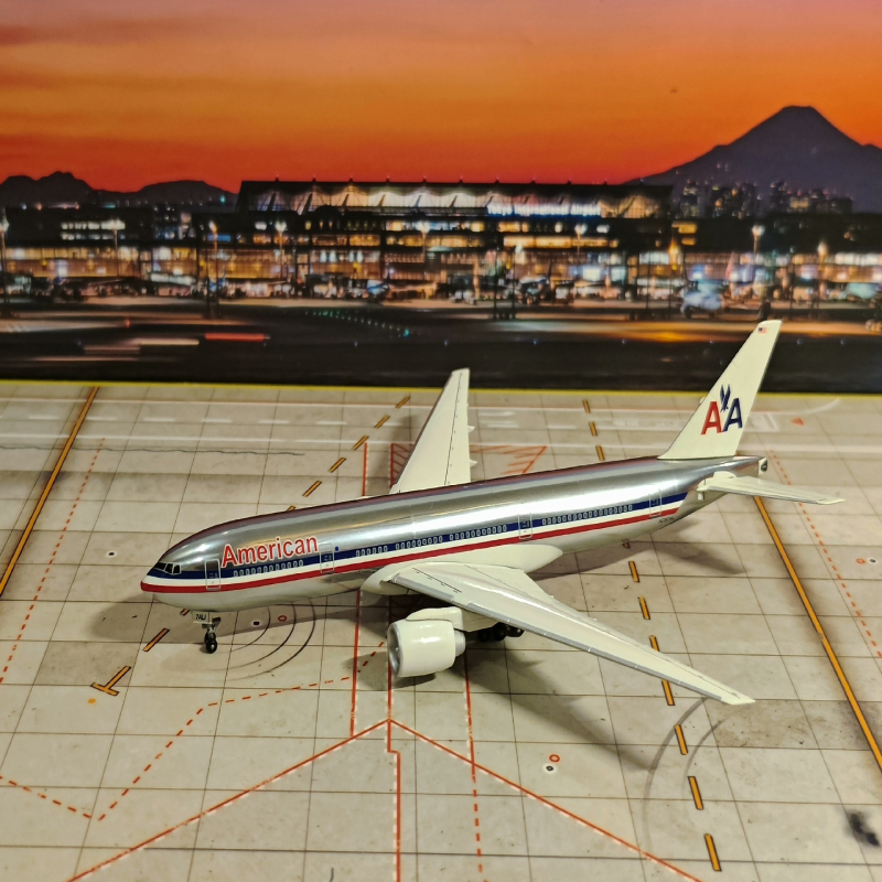 1/400 dragon wings dw 美国航空 波音777-200 N787AL 超稀有分