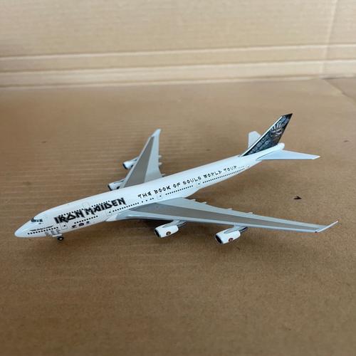 Herpa 1:500 铁娘子乐队 Iron Maiden 波音 747-400 