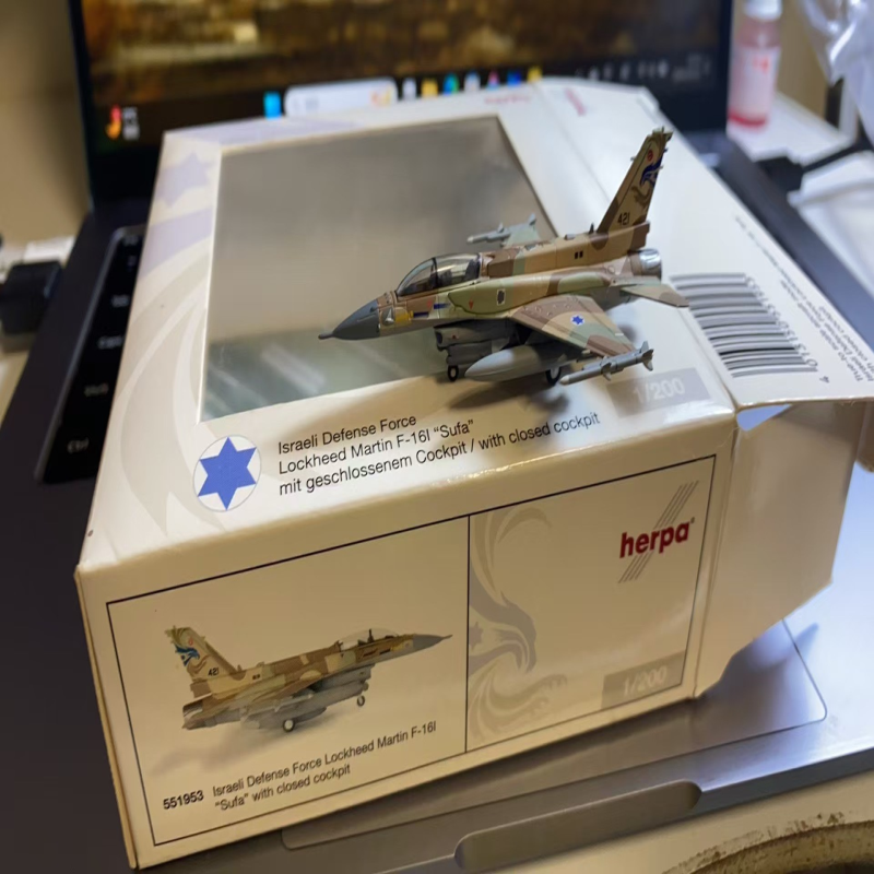 Herpa 1/200 F-16I 以色列IAFHerpa 551953 以色列国防军 F-16I S
