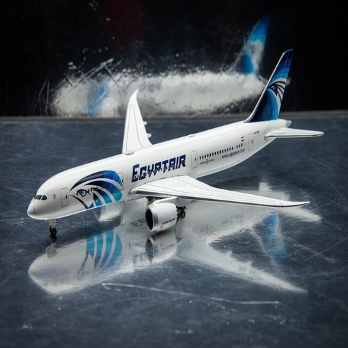 【herpa 1:500 埃及航空 B787-9】埃及航空涂装，细节还原，注册
