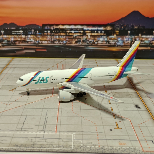 1/400 phoenix 日本佳速航空 JAS 波音777-200 JA008D 彩虹涂装