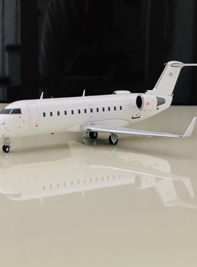 白机模型，自改机白坯模型，庞巴迪CRJ-200LR白机模型，公务机模