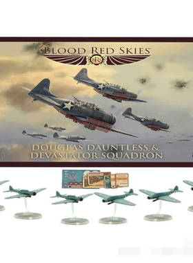 Wargames Delivered Blood Red Skies - Douglas Dauntless & Dev