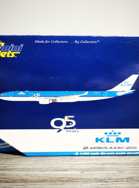 Gemini Jets/GJ 1:400 荷兰皇家航空/KLM A330-200 PH-AOE 95周