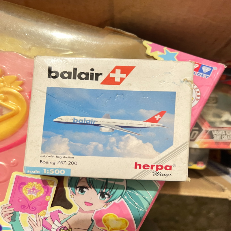 herpa 珍藏版波音757-200飞机模型,1:500迷你,库存出不退换。