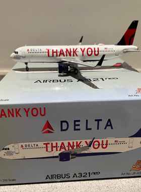 JFOX 1:200 美国达美航空 空客A321neo  N391DN：JFOX比例：1/200