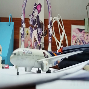 GJ老物 1/400达美航空B777-200 2002年盐湖城冬奥会彩绘机该机存