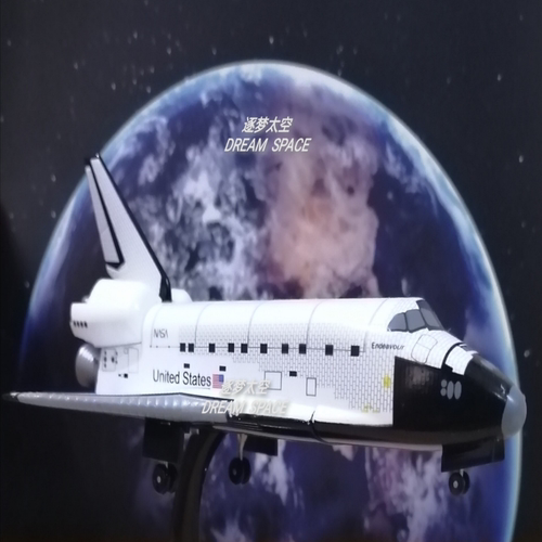 NASA奋进号航天飞机1/300合金模型玩具摆件规格：盒装   图1、