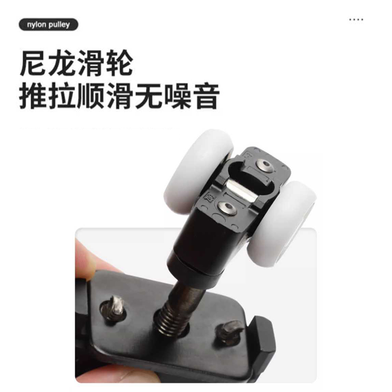德国电动内推巴士门平移门滑轨衣帽间隐形房门推拉平面门轨道五金