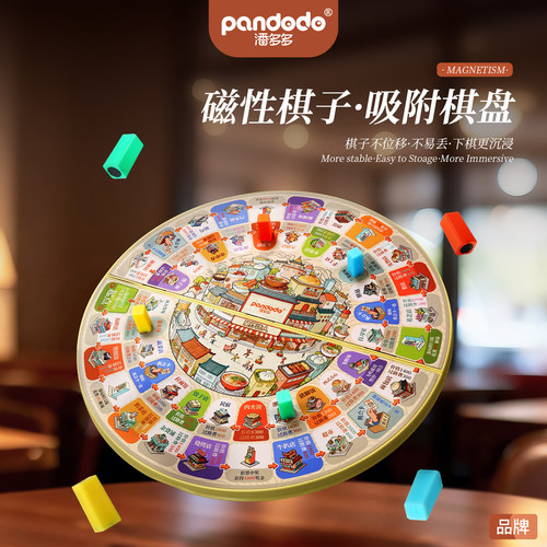 潘多多旅行达人益智桌游富翁桌游