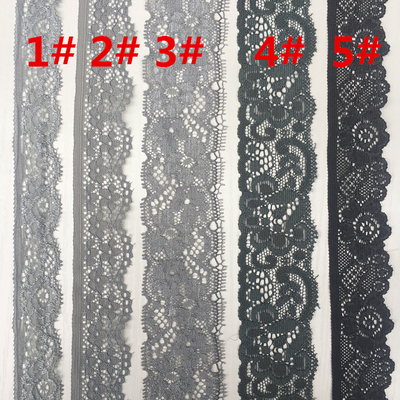 浅灰色有弹力袖口2-3厘米花边