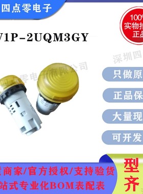 四点零全新原装IDEC 和泉22孔径指示灯YW1P-2UQM3Y 220V 黄色