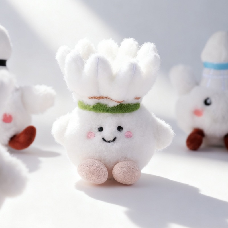 高颜值羽毛球饰品毛绒书包挂件