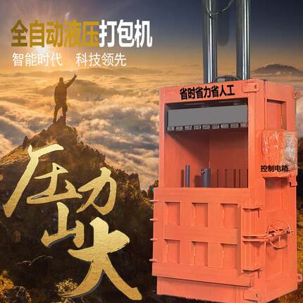 全自动立式液压打包机电箱控制压缩打包废纸塑料瓶薄膜编织袋药材