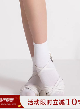 拉丁舞少儿规定袜比赛袜女童运动袜短袜练习袜子女童袜吸汗DAS349