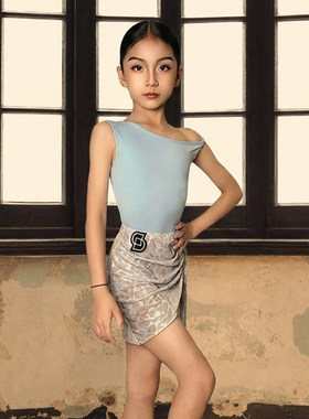 Dancebaby拉丁舞体服2026新款服高级感舞衣女童新款时尚套装US34