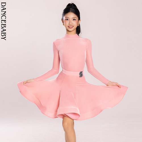 Dancebaby拉丁舞比赛服专业考级规定服高级感2026新款舞服DAS773