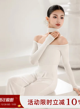 Dancebaby拉丁舞服儿童舞蹈服2025新款练功服秋冬体服长裤DAS819