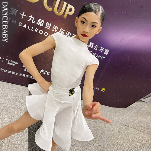 拉丁少儿考级比赛规定服连衣裙