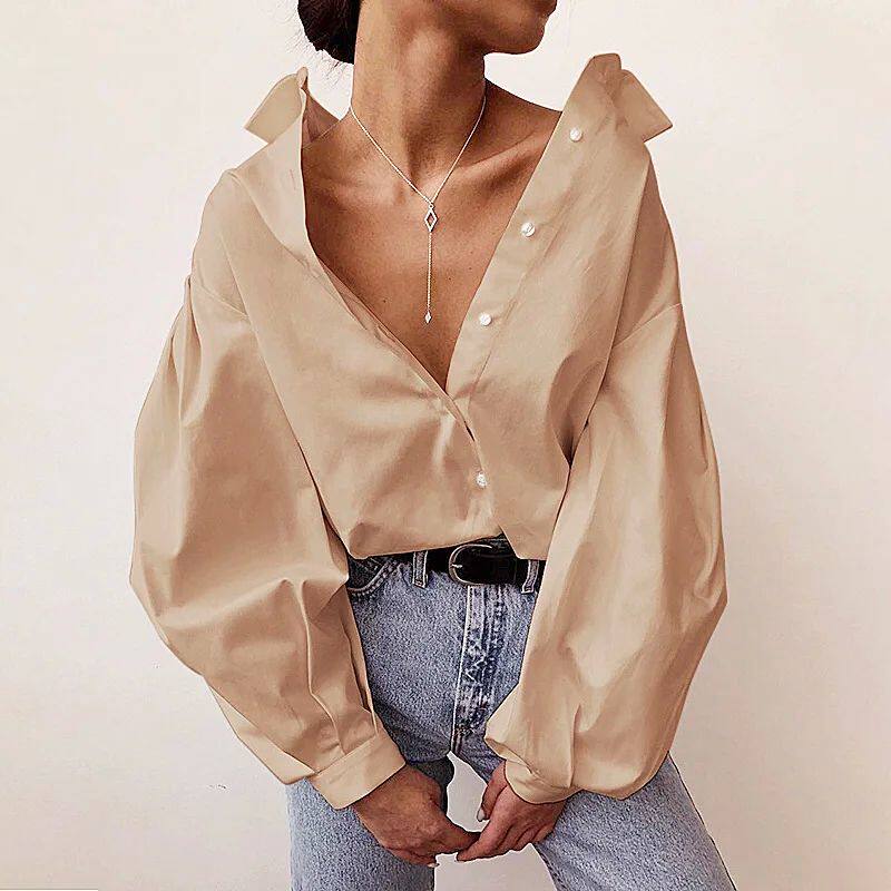 Ladies Shirts Spring  Women's Elegant Blouse 2023 Au