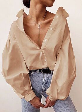 Ladies Shirts Spring  Women's Elegant Blouse 2023 Au