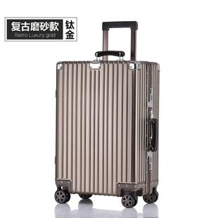 2024 Metal All Aluminium Suitcase Luggage Women Bag Carry On