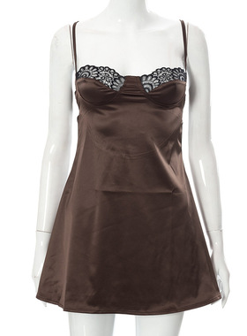 Summer Sexy Dress Deep V Neck Women Mini white Party Dresses