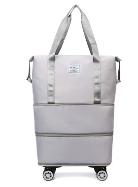 Rolling Duffle Bag with Wheels Luggage Travel Bag Carry on