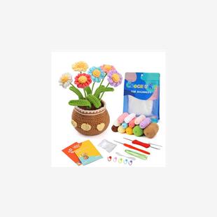 DIY Handmade Doll Crochet Kit For Beginners Penguin Sewing M