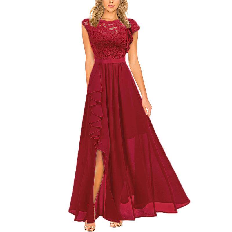Dress Evening Dress Lace High Waist Long Dress