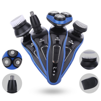 electric shaver waterproof nose beard trimmer 4D电动剃须刀片