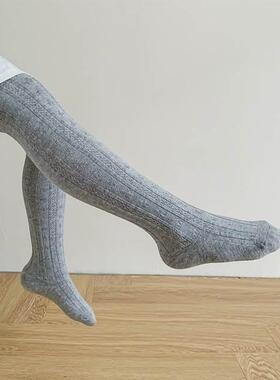 Baby Girl Tights Warm Leggings Kids Pants Solid Cotton Child