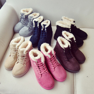 Children's snow boots winter boys and girls cotton shoes sho