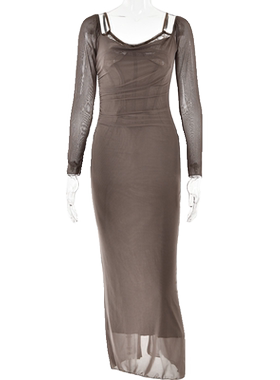 sexy party dress long night club maxi women 欧美风长裙裙子女