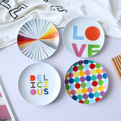 生活出口美国创意趣味陶瓷盘子