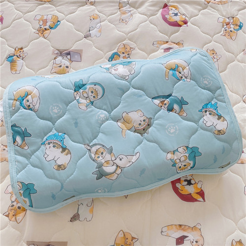 出口日本卡通冷感枕巾枕垫枕套