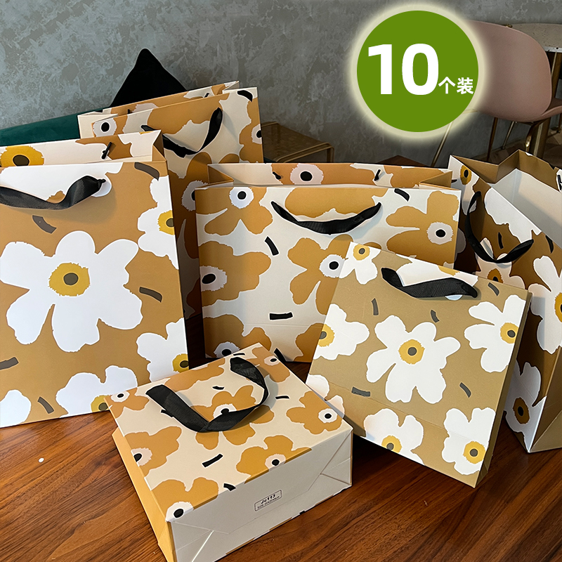 白卡纸袋复古优雅礼品袋工厂直销