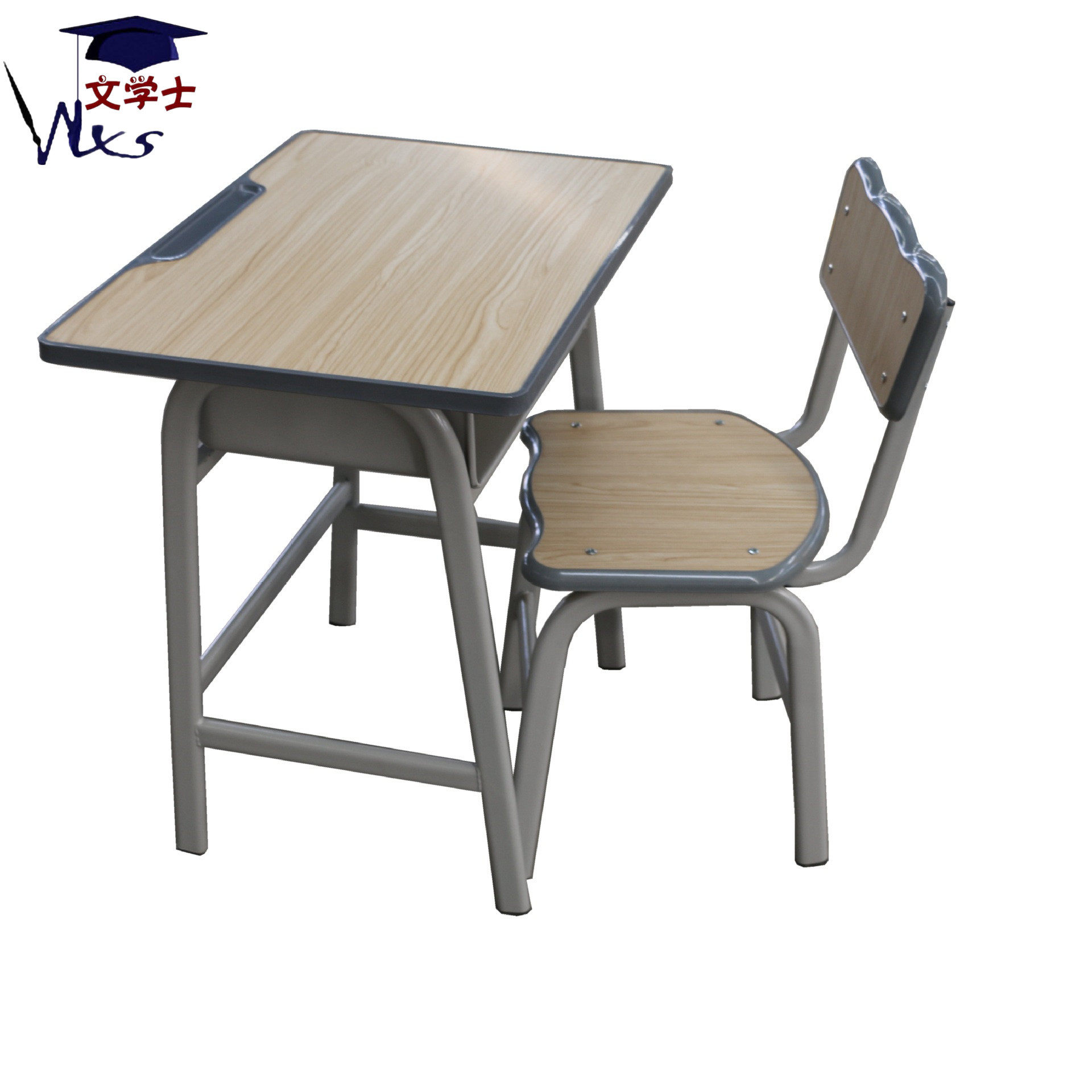 现货课桌椅儿童学习桌椅套中小学课桌椅学生成套桌椅定制