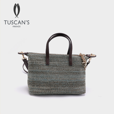 TUSCAN'S编织饺子包手提斜挎包女