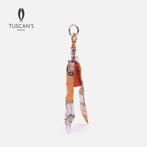 TUSCAN'S精致风丝带蝴蝶结包包挂件挂饰