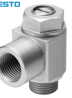 FESTO费斯托单向出气节流阀GRLA/GRLZ-M5-1/8-1/4-3/8-1/2-3/4-B