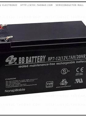 BP7-12-T1【BATTERY LEAD ACID 12V 7AH】