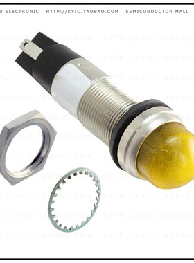 6563304304F【LED 1/2' DOME YLW 24VDC TERM】