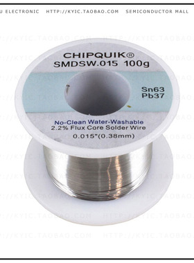 SMDSW.015 100G【SOLDER WIRE 63/37 TIN/LEAD NO-CL】
