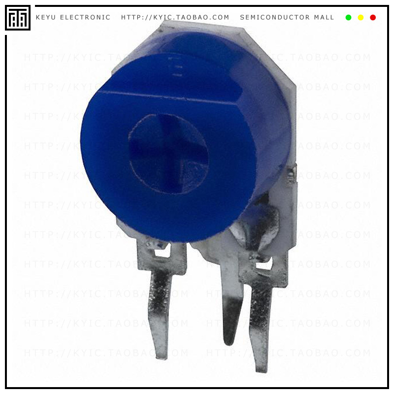 3309W-1-104【TRIMMER 100KOHM 0.5W PC PIN SIDE】