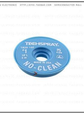 1820-10F【DESOLDER BRAID NO-CLN 0.035' 10'】