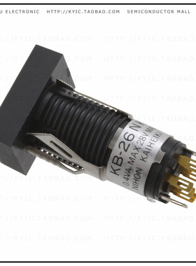 KB26NKG01【SWITCH PUSHBUTTON DPDT 0.4VA 28V】